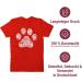 Shirtracer Men's T-Shirt - High Five Dog Paw Graphic - Perfect Gift for Dog Owners - Available in 4XL & Large Sizes - Buy Online on GoSupps.com