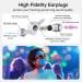 Whizzer Concert Ear Plugs - High Fidelity Musicians Earplugs with Silver Ions - Self-Cleaning Black - Buy Online on GoSupps.com