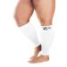 Zeta Plus Size Leg Sleeve Support Socks - The Wide Calf Compression Sleeve Women Love for Its Amazing Fit, Cotton-Rich Comfort, Graduated Compression & Soothing Relief, 1 Pair, Size 3XL, White White 3X-Large