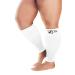 Zeta Wear compression stockings thick calves calf cover soothing comfortable gradient support prevents swelling pain edema DVT large cuffs (2xl white) white/opulent garden xxl