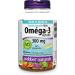 Webber Naturals Omega-3 300 mg Mini 180 Clear Enteric No Fishy Aftertaste Mini Softgels Supports Cardiovascular Health and Brain Function Unflavored 180 count (Pack of 1) - Buy Online on GoSupps.com