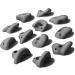 ALPIDEX 12L Grey Stone Climbing Holds - Durable Climbing Stones for Indoor & Outdoor Use | International Shipping Available - Buy Online on GoSupps.com