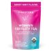 Pink Stork Fertility Tea: Organic Red Raspberry Leaf Tea, Fertility Prenatal Vitamins, Fertility Supplements for Women, Vitex, Hormone Balance + Cycle Support, Women-Owned, Sweet Mint, 30 Cups