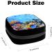 GIAPB Period Bag - Sanitary Napkin Storage & Makeup Pouch for Period - Underwater Fish Design - Buy Online on GoSupps.com