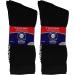 Non-Skid Diabetic Cotton Crew Socks 6-Pack Medium - Black - Buy Online on GoSupps.com