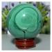 Natural Sphere Green Malachite Crystal Ball Natural Geode Hand Polished Gift Stone Home Decoration 1pc 350-370g