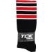 TCK Elite Performance Baseball Softball Socks Black/White/Scarlet - Medium | Men's Women's Dugout Socks - Buy Online on GoSupps.com