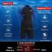Lycra & 1.5MM Neoprene Front Zip Shorty Wetsuit by AONYIYI - Blue Large | Plus Size for Women & Men | Ideal for Swimming, Scuba Diving, Surfing | Spring/Summer Wetsuit - Buy Online on GoSupps.com