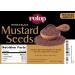 Rulop Black Mustard Seeds 200g Resealable Pouch - Premium Brown Mustard Seeds for Cooking | Freshness Guaranteed - Buy Online on GoSupps.com