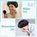 Apricitie 2-Piece Waterproof Shower Hood for Women - Extra-Sized 3-Layer Elastic Caps for Shower Spa Salon and Travel - Reusable Hair Protection - Buy Online on GoSupps.com