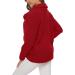 Winter Jacket For Women Women's Fall Winter Clothes Casual Padded Thickened Suit Collar Button Wool Warm Fuzzy Cardigan Large 3-Red - Buy Online on GoSupps.com