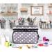Luxja Sewing Accessories Organizer with Detachable Clear Pockets - Polka Dots (Patent Design) - Buy Online on GoSupps.com