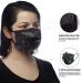 Black Disposable Face Masks 100 Pack - 3 Ply Breathable Adult Dust Masks - Buy Online on GoSupps.com