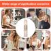 Retractable Powder Brush Retractable Foundation Brush | Cosmetic Brush Set | 5 in 1 Travel Powder Makeup Brush Portable Eyeshadow and Concealer Brushes for All Around Rose Gold - Buy Online on GoSupps.com