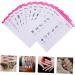 minkissy 12 Sheets Coloring Exercise Book Nail Art Supplies Nail Art Book Nail Art Training Kit Manicure Training Kit Nail Tech Supplies Nail Art Template Nail Art Tools Paper White - Buy Online on GoSupps.com