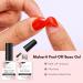 Makartt Peel Off Base Coat and Top Coat 2 * 15ml Long Lasting Shine Clear No Wipe Gel Top Coat Base Coat Nail Polish No Filing Soaking-off Needed for Nail Art Home DIY Manicure Salon Peel Off Base Coat&top Coat - Buy Online on GoSupps.com