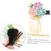 FOMIYES Hairpin Chinese Wedding Decoration Bridal Headpieces for Wedding Bridal Hair Pin Wedding Hair Clip Bridal Hair Accessories Tassel Trim Little Daisy Girl Child Plastic Japan 9X6X2CM Pink Sky-blue Violet - Buy Online on GoSupps.com