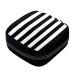 GIAPB Period Bag Sanitary Napkin Storage Bag Pad Holder for Period Makeup Pouch Black White Stripe Picture Color1781