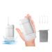 Traveling Mini Water Flosser Rechargeable Oral Irrigator Handheld Cordelss Dental Water Teeth Cleaner Floss Electric IPX7 Waterproof 3 Modes 4Jet Tips for Tooth Braces Oral Care