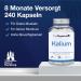 Buy Theorganical High-Dose Potassium Citrate 800mg | 240 Capsules | Made in Hamburg | Pure & Additive-Free Potassium Supplement - Buy Online on GoSupps.com