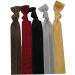 100 Assorted Solid Color No Crease Hair ties for Women Girl's Ponytail Holder - Buy Online on GoSupps.com