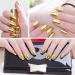 Gold Nail Polish Chrome Metallic Nail Varnish Mirror Quick Dry Metal Effect No UV Needed Nail Art Polish Chrome Nail Polish French Manicure for Girls Women Home DIY Nail Art - Buy Online on GoSupps.com