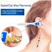 Q Grips Earwax Remover Kit - Silicone Spiral Ear Wax Removal Tool with 16 Replacement Heads - Buy Online on GoSupps.com
