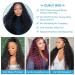 Aliglossy Deep Wave 22 Inch Lace Front Wig for Black Women - 180 Density Kinky Curly Human Hair Pre Plucked with Baby Hair - Wet and Wavy Glueless Wig - Buy Online on GoSupps.com