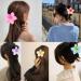 5 Flower Hair Clips Set - Colorful Lily Hair Claws for Women | Stylish Floral Hair Grippers | Perfect for Hawaii & Everyday Wear - Buy Online on GoSupps.com