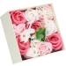 Flower Soap Exquisite Elegant Rose Flower Soap Safe for Valentine's Day for Women (Pink) - Buy Online on GoSupps.com