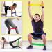 Fitness Bands Set of 5 - Sport Resistance Bands for Yoga & Pilates | Includes Training Guide & Storage Bag | Perfect for Home Workouts - Buy Online on GoSupps.com