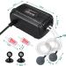 Didude Aquarium Air Pump - Ultra Quiet 20-40dB Adjustable Double Outputs with Check Valves for 3.8-300L Aquariums - Buy Online on GoSupps.com
