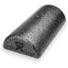 CanDo Black High-Density Foam Roller 6 x 12 - Muscle Restoration & Physical Therapy - Buy Online on GoSupps.com