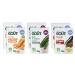 GOOD GO T - Set of 6 Ready Meals for Baby - 2x Zucchini Goat Cheese Risotto + 2x Carrots Chicken + 2x Ratatouille Quinoa - Fabr