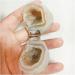 Natural Crystal Rough Natural Handmade Agate Geode Ring Box Rough Agate Cornucopia Quartz Crystal Cluster Crystal Stone Women Crystal - Buy Online on GoSupps.com