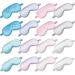 Coume 16 Pieces Silk Sleep Mask Eye Coverings for Sleeping Smooth Soft Eye Covers Mask about 20 x 9.2 cm/ 7.87 x 3.62 Inch