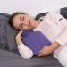 Samply 2L Hot Water Bottle with Knitted Cover - Hot & Cold Compress for Pain Relief - Ideal for Menstrual Cramps - Transparent Purple Lavender - Buy Online on GoSupps.com