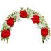 Gajra and Red Rose Flower Clip Combo Artificial flower Hair Bun accessories Indian Handmade Hair Ornament for Women Partywear Marriage Mehndi Festival Gifting White Red Gajra and Red Rose - Buy Online on GoSupps.com