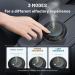 Buy Cordless Car Essential Oil Diffuser - USB Waterless Nebulizing Aromatherapy Mini Diffuser for Home Office & Car - 3 Mist Modes - Silver Gray - Buy Online on GoSupps.com