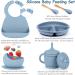 Buy DreamHigh 7-Piece BPA-Free Children s Tableware Set | Dishwasher-Safe Silicone Baby Dishes with Suction Cups Bibs & Spoon for Toddlers & Babies - Shop Now! - Buy Online on GoSupps.com