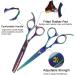 8PCS Professional Hair Cutting Scissors Kit - Stainless Steel Hairdressing & Thinning Scissors for Salon, Barbers, Men, Women, Kids & Pets - Buy Online on GoSupps.com