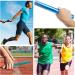 XMWangzi Aluminum Relay Batons Set - Corrosion Resistant, High Strength, 4Pcs Silver - Ideal for Track Field Race Teams and Outdoor Sports Practice - Buy Online on GoSupps.com