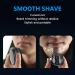 Travel Beard Trimmer Cordless Safe Men's Plastic Beard Trimmer Efficient for Outdoor Use (Black) - Buy Online on GoSupps.com