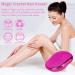 Crystal Hair Eraser - Magic Painless Hair Remover Hairo Painless Shaving Fast & Easy Crystal Hair Removal for Men and Women Soft Smooth Silky Skin (rose Red) - Buy Online on GoSupps.com