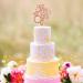Unimall Rose Gold 'She Said Yes' Cake Topper - Perfect for Engagement Bridal Shower & Bachelorette Party Decorations | Multi-Color Delivery Available - Buy Online on GoSupps.com