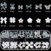 RODAKY 3D Nail Charms - Butterfly, Flower, Bear Designs for Acrylic Nails | Nail Art Crafts Diamond Decoration with Pearls, Metal, Crystal Rhinestones - DIY Nail Design Charms - Buy Online on GoSupps.com