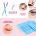 Eyelash Extension Kit - Complete Set with Eyelash Fan Tweezers Brushes & Under-Eye Gel Pads | International Shipping Available - Buy Online on GoSupps.com