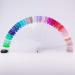 JND 50pcs Nail Color Display Swatch Sticks - Clear Pop Sticks for Nail Art Palette Tips (Fan) - Professional Quality - Buy Online on GoSupps.com