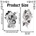 Cerlaza Temporary Tattoos for Women - 10 Sheets of Sexy and Realistic Semi-Permanent Waterproof Tatuajes Temporales for Half Arm Sleeve - Long Lasting Designs including Flowers, Snakes, Butterflies, and Tigers - Buy Online on GoSupps.com