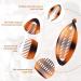 8pcs Banana Clips - Fish Shape Hair Combs for Women (Black & Mixed Brown) - Perfect for Long Hair - Buy Online on GoSupps.com
